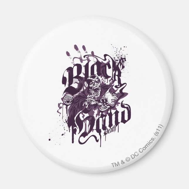 Black Hand - Purple Collage Magnet (Front)
