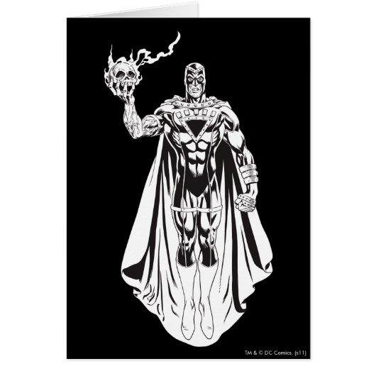 Black Hand with Skull 3 Cards (Front)