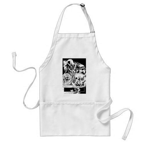 Black Hand with Skull Panel 2 Adult Apron