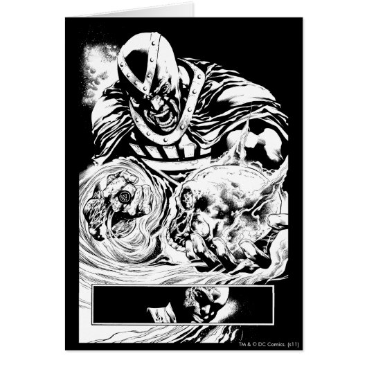Black Hand with Skull Panel 2 Cards (Front)