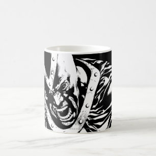 Black Hand with Skull Panel 2 Coffee Mug