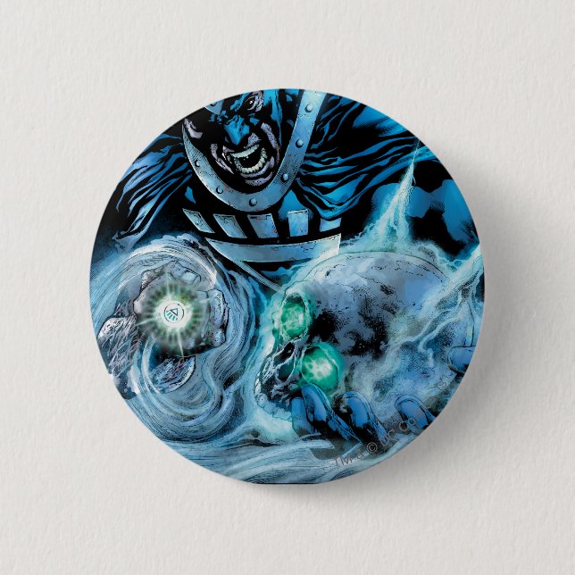 Black Hand with Skull Panel Button (Front)