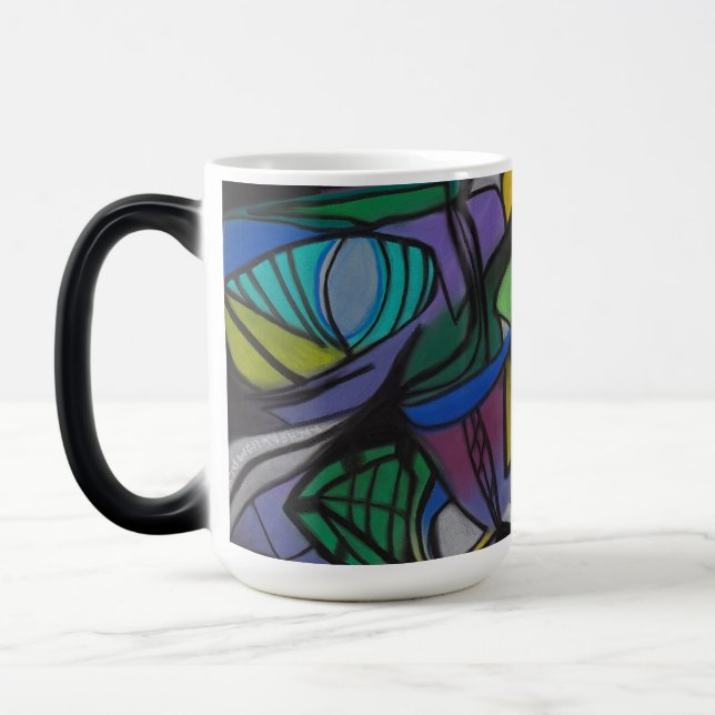 Black Handle Mug (Left)