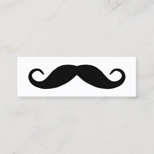 Handlebar Mustache Business Card