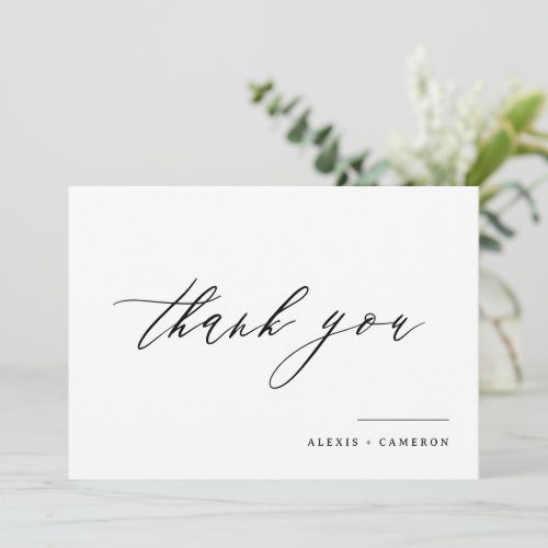Black Handwritten Calligraphy Wedding