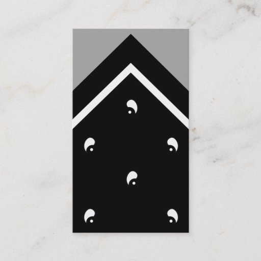 Customizable Black Hanky Trick Card / Business Card
