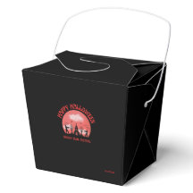 Black Happy Halloween Spooky Club Festival Favor