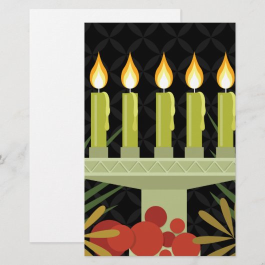 black happy kwanzaa (Front/Back)