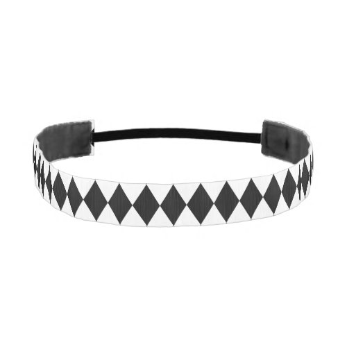 Black Harlequin Athletic Headband