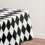 Black Harlequin Tablecloth