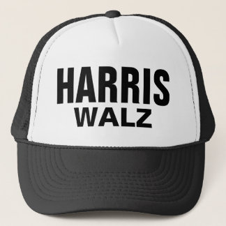 Black Harris Walz Trucker Hat