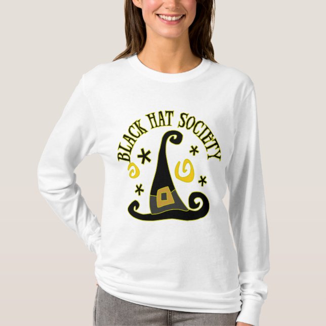 Black Hat Society T Shirt (Front)