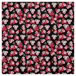 Black Hawaiian Solid Penguins Fabric