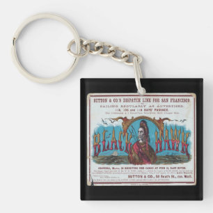 Black Hawk Clipper Sailing Keychain