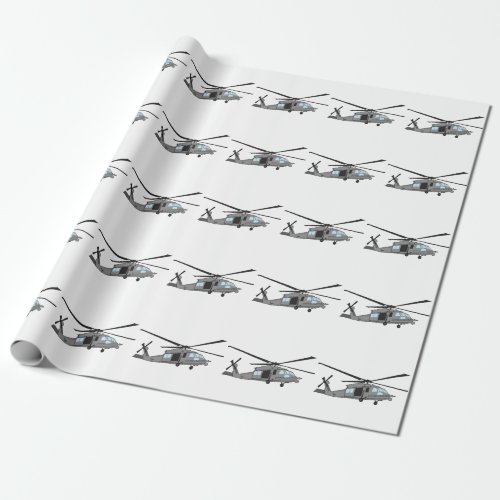 Black Hawk Helicopter Wrapping Paper