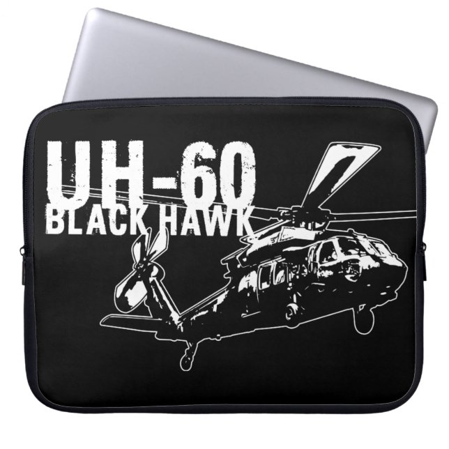 Black Hawk Laptop Sleeve (Front)