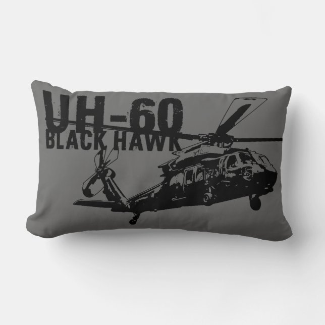 Black Hawk Lumbar Pillow (Front)