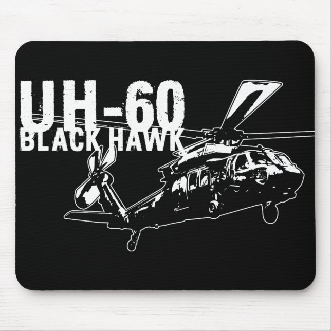 Black Hawk Mouse Pad (Front)