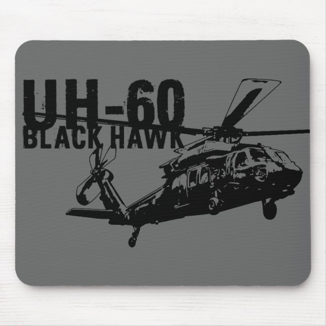 Black Hawk Mouse Pad (Front)