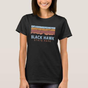 Black Hawk State Park Iowa Retro Cool T-Shirt