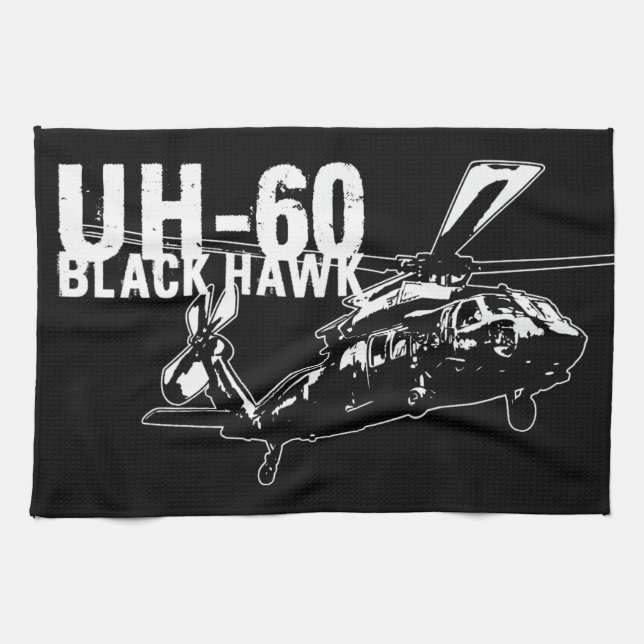 Black Hawk Towel (Horizontal)