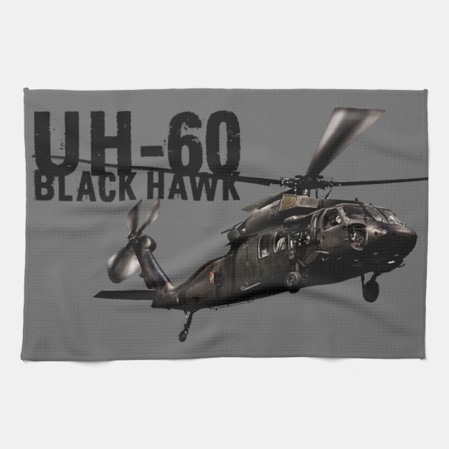 Black Hawk Towel (Horizontal)