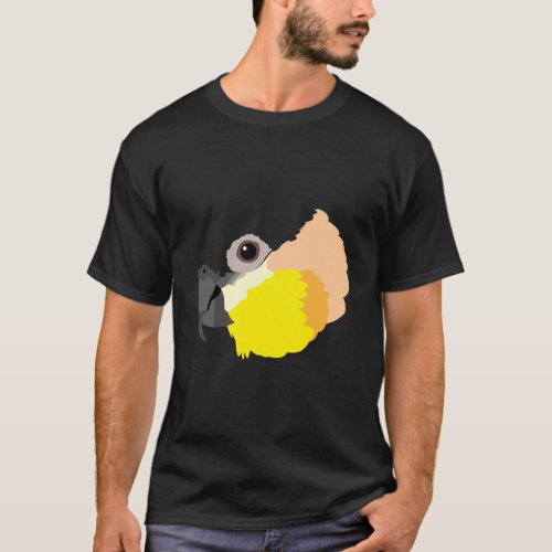 Black_Headed Caique Parrot T_Shirt