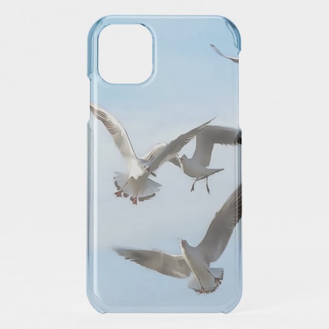 Black Headed Gulls Of The Bosphorus Art Uncommon iPhone Case (Back)
