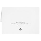 black headed heron (Back Horizontal)