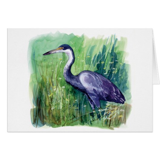 black headed heron cards (Front Horizontal)