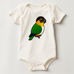 Birdorable Black-headed Parrot Infant Organic Creeper