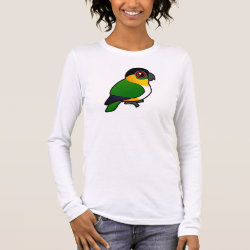 Birdorable Black-headed Parrot Women's Bella+Canvas Long Sleeve T-Shirt