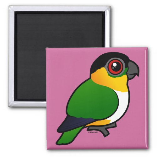 Black_headed Parrot Magnet