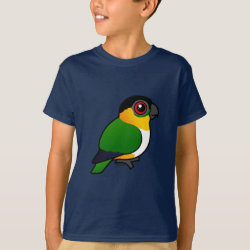 Birdorable Black-headed Parrot Kids' Hanes TAGLESS® T-Shirt