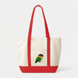 Birdorable Black-headed Parrot Impulse Tote Bag