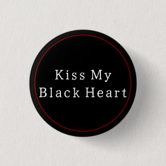 Black Heart Button