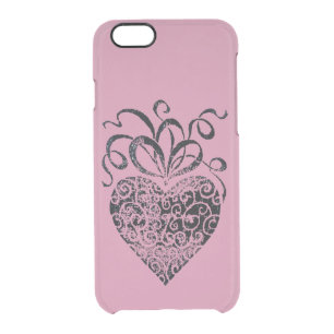 Black Heart iPhone 6 Clearly™ Deflector Case