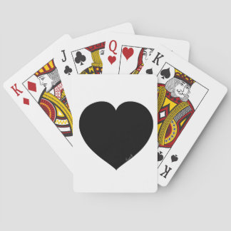 Black Heart Poker Cards