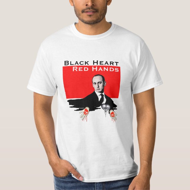 Black Heart / Red Hands T-Shirt (Front)