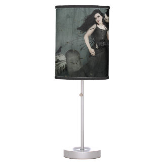 Black Heart Romance Table Lamp