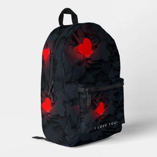 Black Heart School Bag
