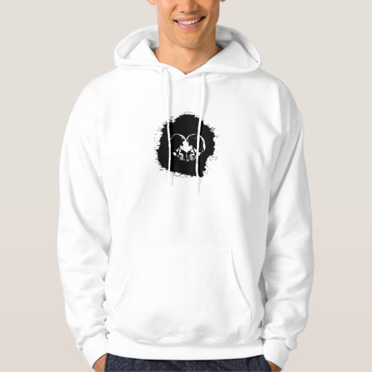 Black Heart Skulls Hoodie