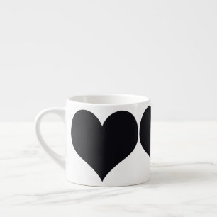 Black Hearts Espresso Cup