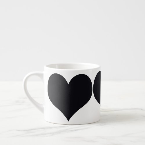 Black Hearts Espresso Cup