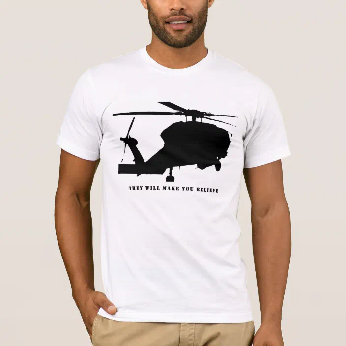 Okklusion vold Kronisk black helicopter T-Shirt | Zazzle.com
