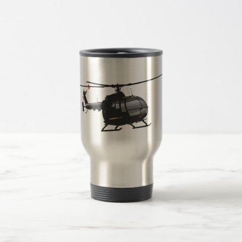 Black Helicopter Travel Mug