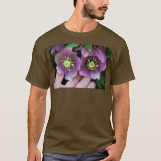 Black hellebore flower medicinal plant 3 T-Shirt