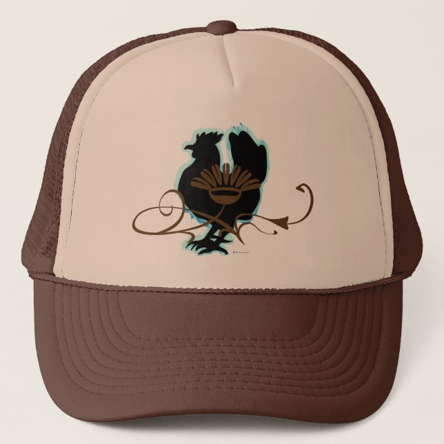 Black Hen Trucker Hat (Front)