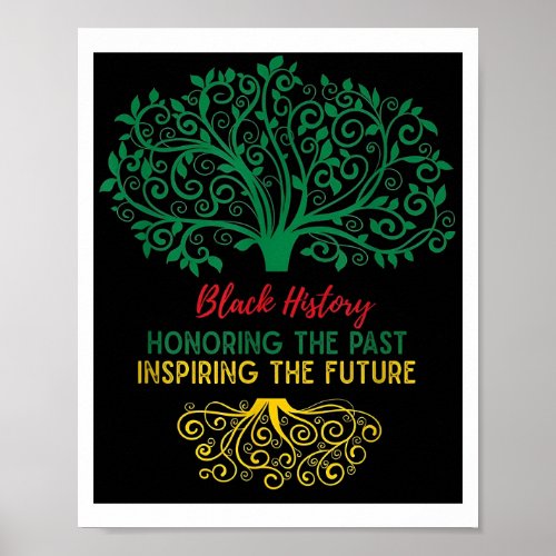Black Heritage African American Bhm Poster
