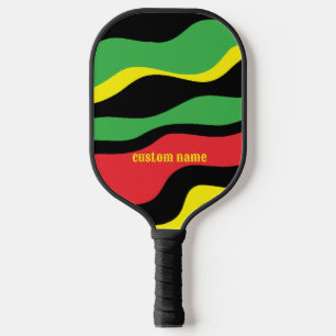 Black Heritage Pickleball Paddle - Custom Name
